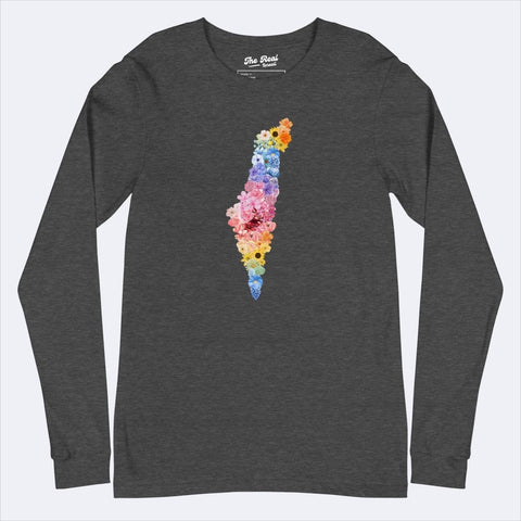 BLOOMING LAND LONG SLEEVE TSHIRT - The Real Israeli