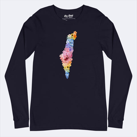 BLOOMING LAND LONG SLEEVE TSHIRT - The Real Israeli