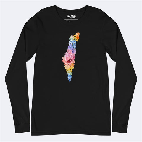 BLOOMING LAND LONG SLEEVE TSHIRT - The Real Israeli