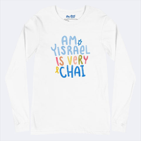 VERY CHAI LONG SLEEVE TSHIRT - The Real Israeli