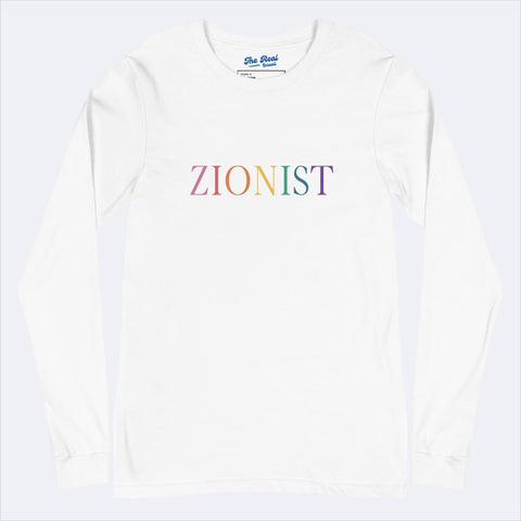 ZIONIST LONG SLEEVE TSHIRT - The Real Israeli