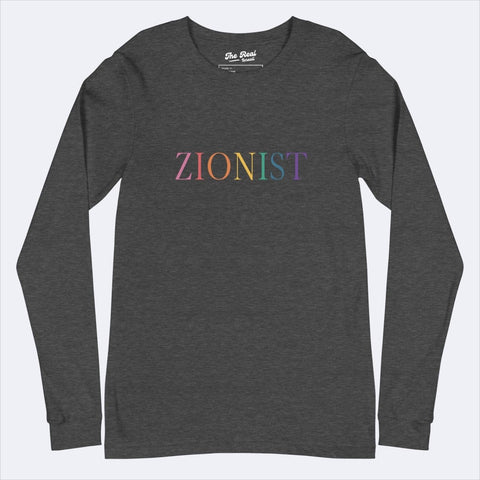 ZIONIST LONG SLEEVE TSHIRT - The Real Israeli