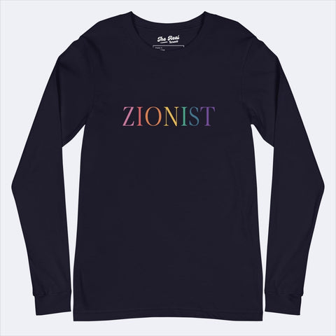 ZIONIST LONG SLEEVE TSHIRT - The Real Israeli
