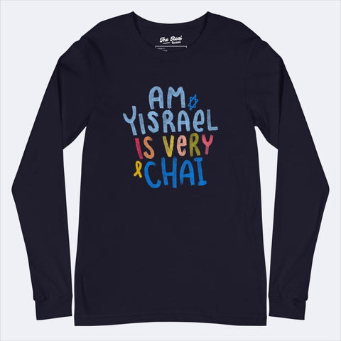 VERY CHAI LONG SLEEVE TSHIRT - The Real Israeli